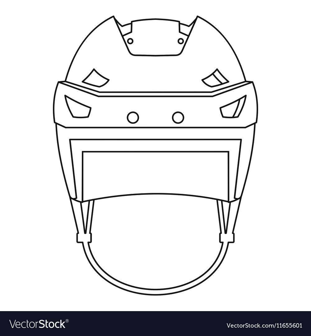 Ice hockey helmet Icon | Real Vista Sports Iconset | Iconshock
