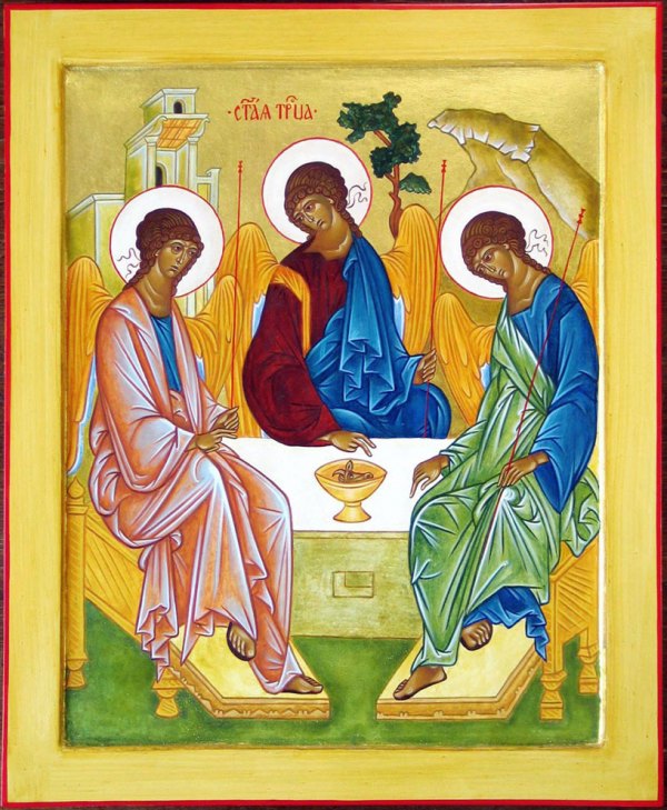 The mosaic icon of the Holy Spirit