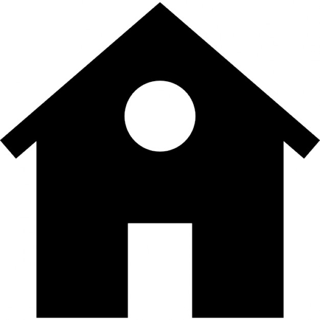 Flat design house pictogram icon vector illustration | Stock 