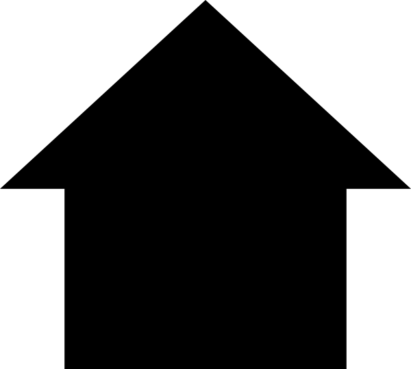 Foundation 3 Home Icon  Style: Flat Circle White On Black