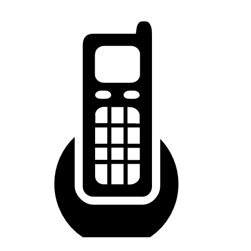 Home phone vector icon