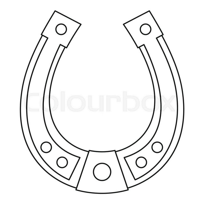 Horseshoe Icon Royalty Free Cliparts, Vectors, And Stock 