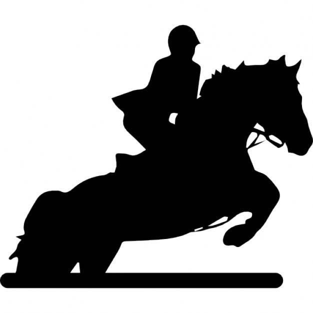 Horseback riding icon. Jockey rider sign.  Stock Vector 