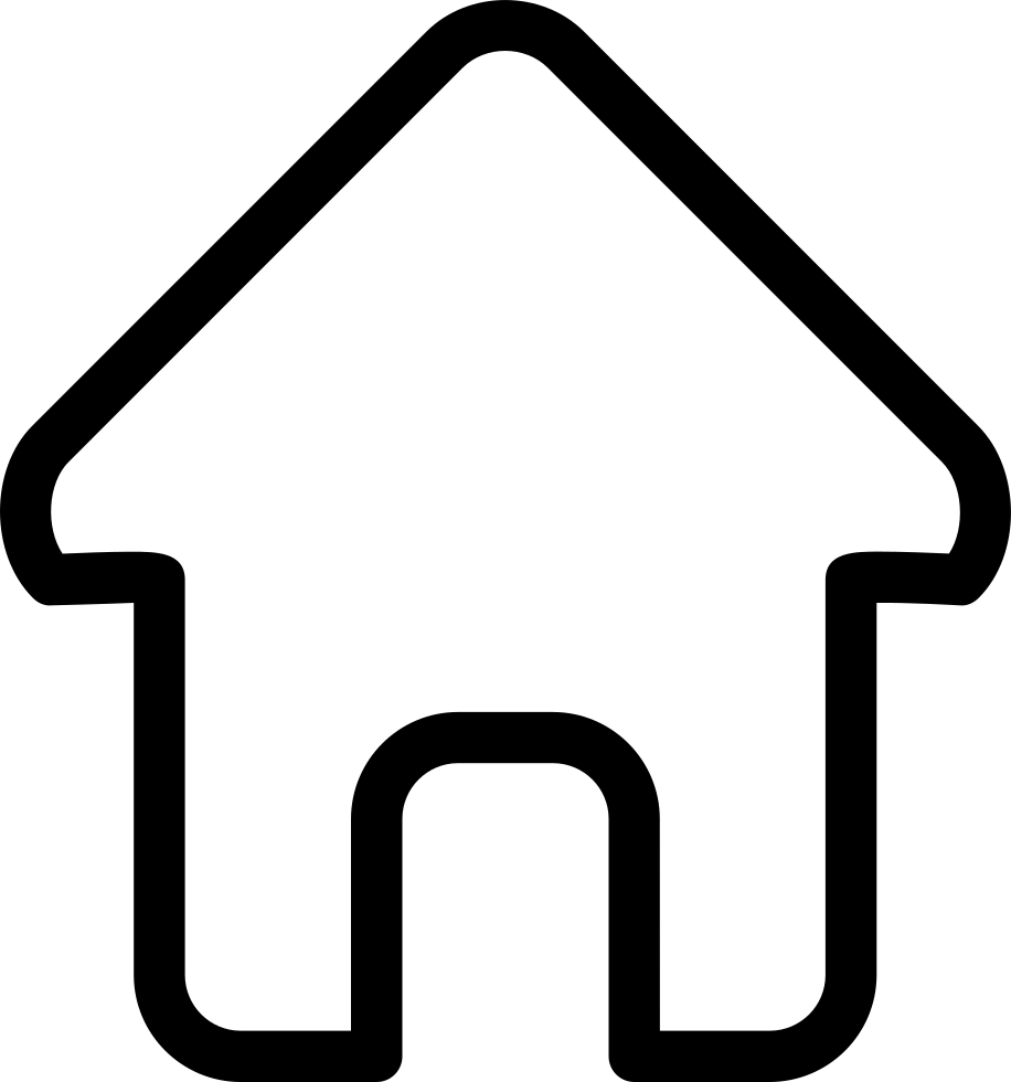 Outline of a house Icons | Free Download