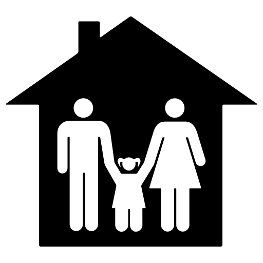People,Illustration,Clip art,Signage,Gesture,Graphics,Art,Sign,Logo,Black-and-white,T-shirt,Family,House,Symbol