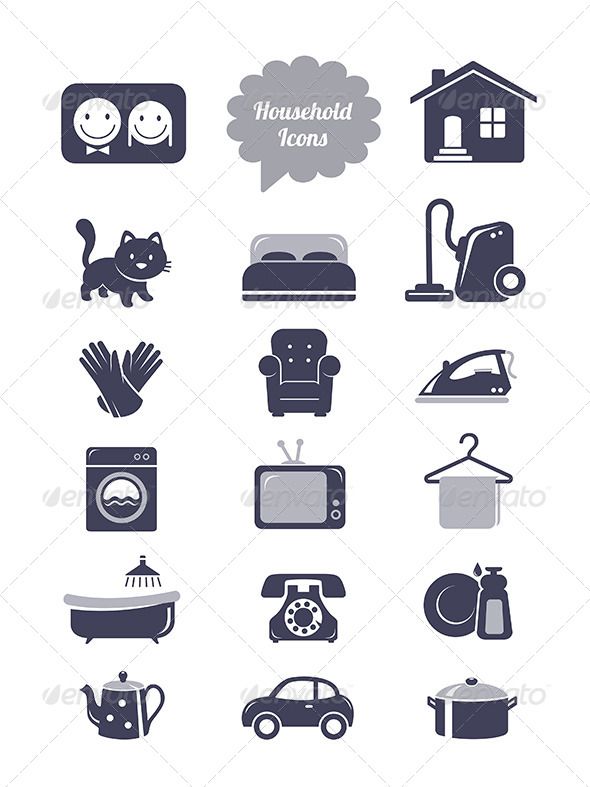 Household Icons  