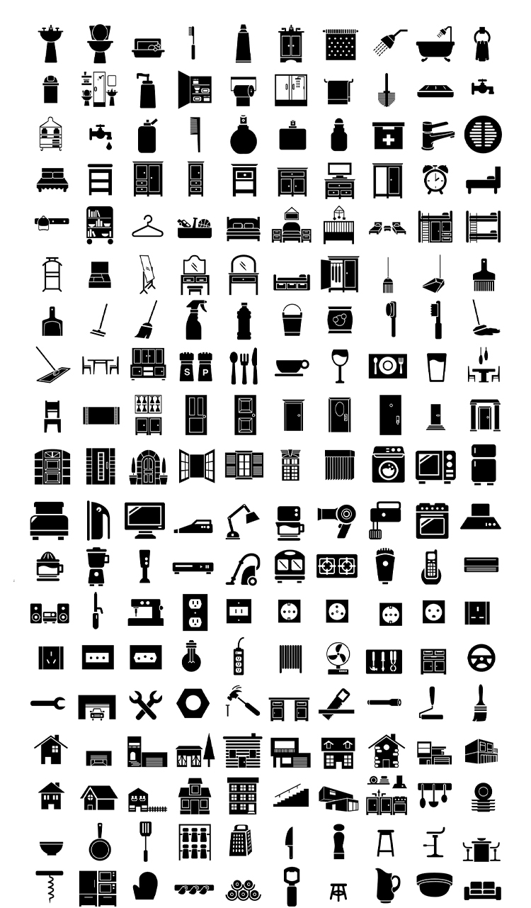 Household icons | Noun Project