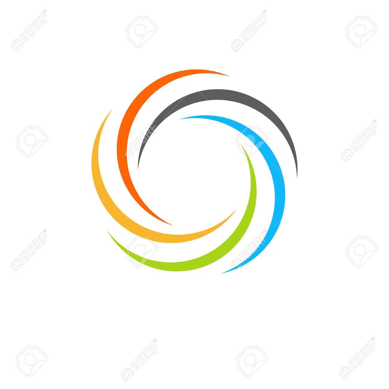 An image of a hurricane spiral. eps vector - Search Clip Art 