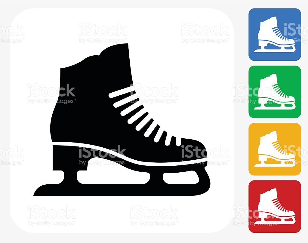 Ice Skate Icon. Simple Illustration Of Ice Skate Vector Icon 