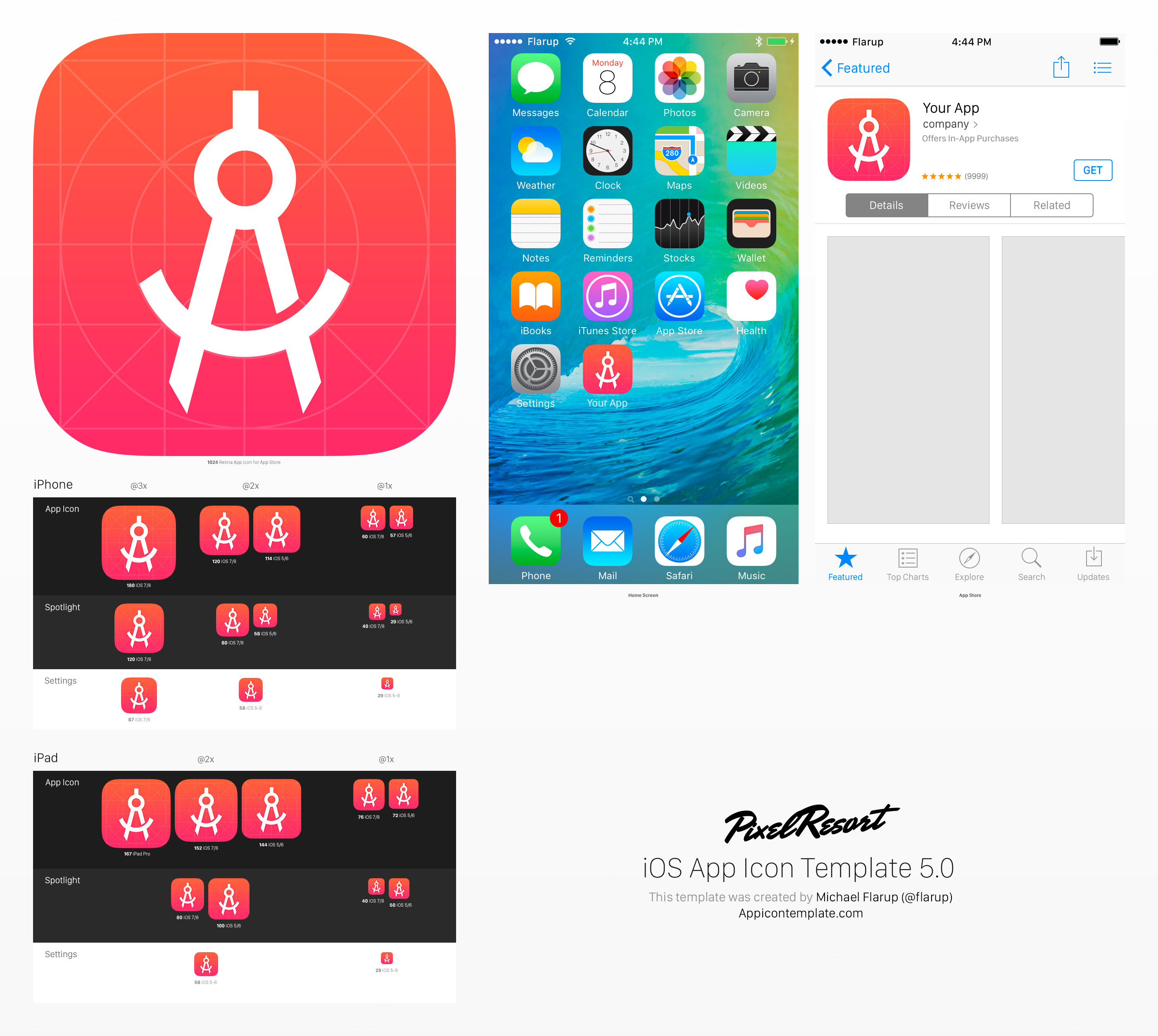 App Store icon 512x512px (ico, png, icns) - free download 