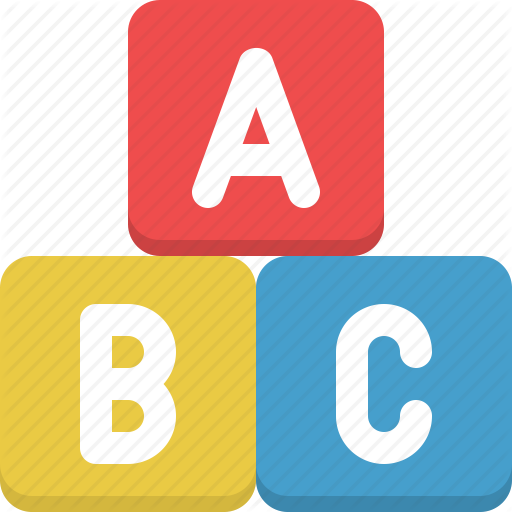 abc alphabet cube icon  Free Icons Download