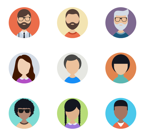 Business people avatars Vector | Free Download