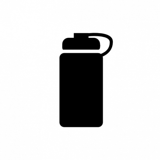 Thin Bottle of Water - Free food icons