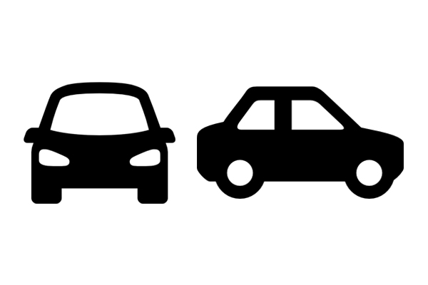 Flat car transport icon - Transparent PNG  SVG vector