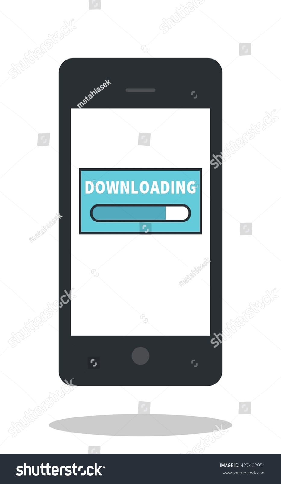Mobile phone icon Cellphone with antenna sign Vector Image