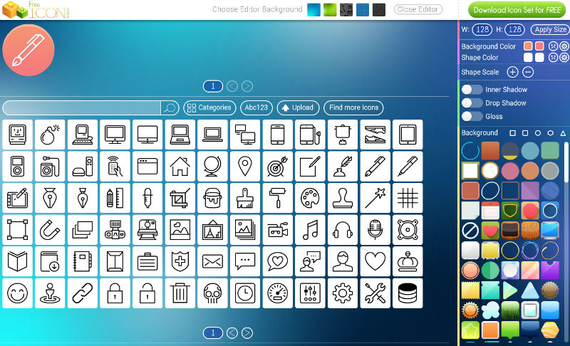 Create and Edit Icons Online with - Online Icon Maker