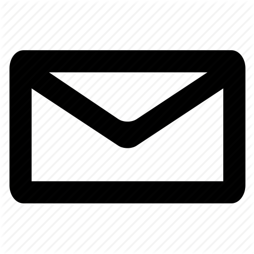 Mail delivery icon. Envelope symbol. Message Flat envelope icon 