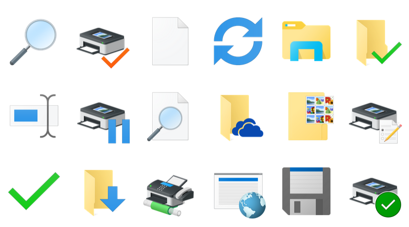 Fresh installed Windows 10 latest version, OLD icons in File 