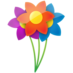 Flower Icon | Small  Flat Iconset | paomedia