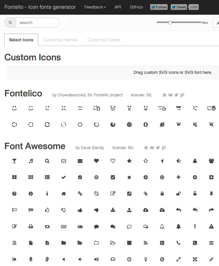 21 Icon Font Sets for the Web - Code Developr