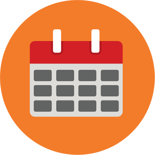 Calendar round - Free business icons