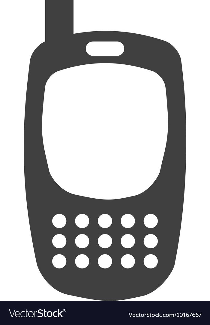 Mobile phone outline - Free interface icons