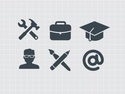 13 resume icon packs - Vector icon packs - SVG, PSD, PNG, EPS 