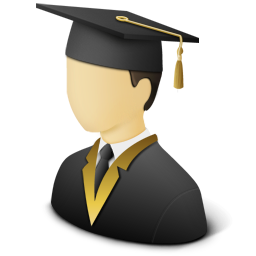 Academic, education, graduation, school, student, user icon | Icon 