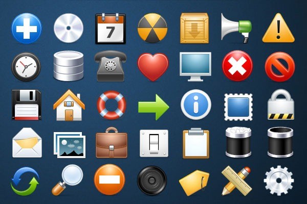 77 Essential Icons - Free Download by Bryn Taylor - Dribbble