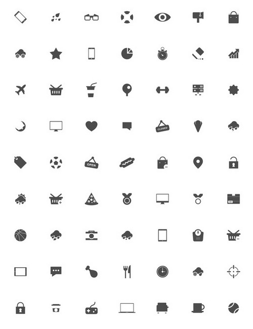 30 Great Collections of Glyph Icons For Designers