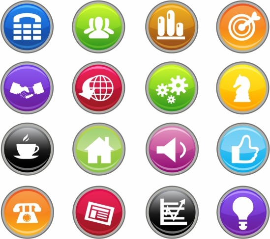 Useful web icons collection Vector | Free Download