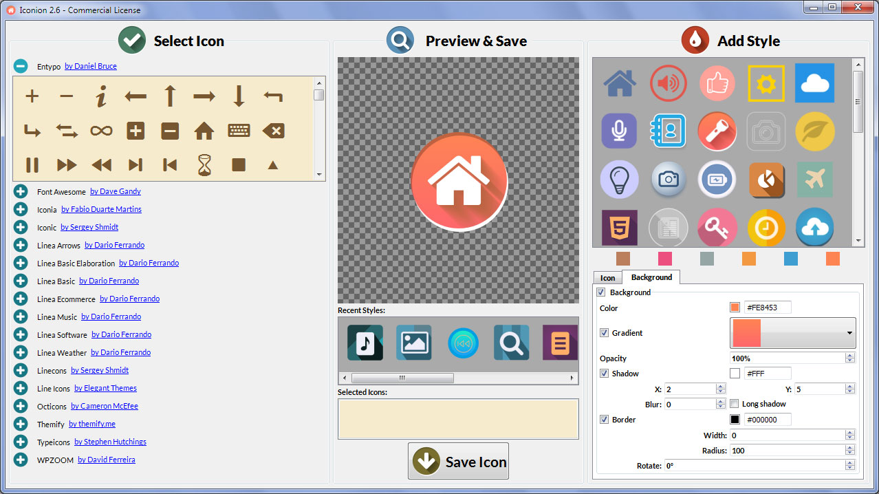 IconLibrary Maker Windows Edition - Create icon libraries, convert 