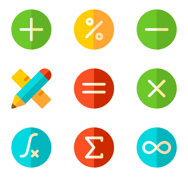 Math Icons - Download 30 Free Math icons here
