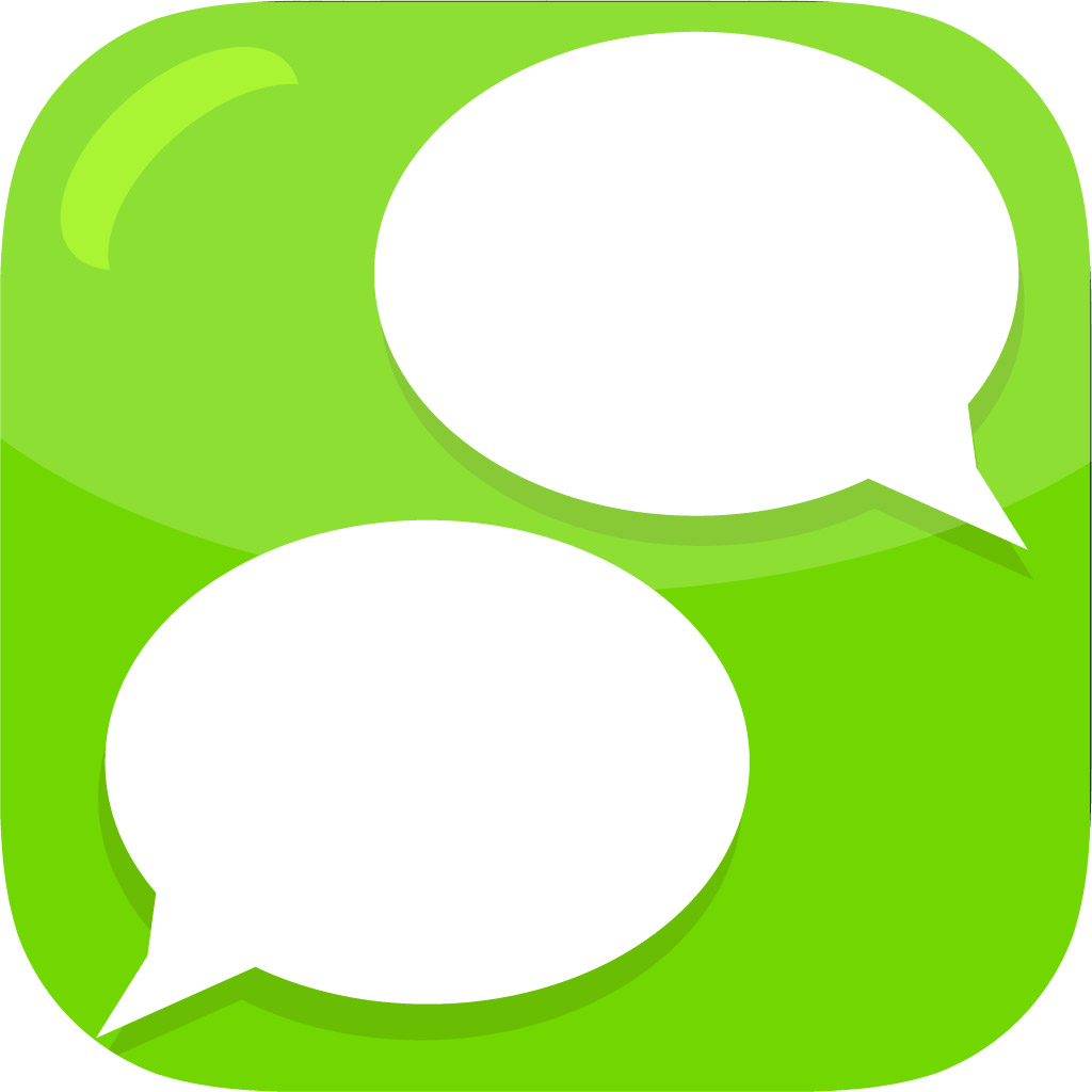 Green Messages icon replacement for Mac OS X