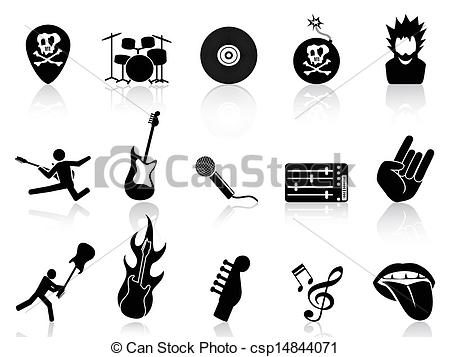 Rock andRoll Icon | Line Iconset | IconsMind