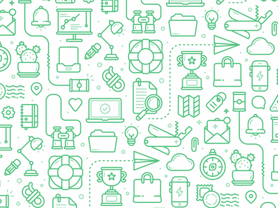 Parse IoT Icon Pattern by Frank Rodriguez - Dribbble