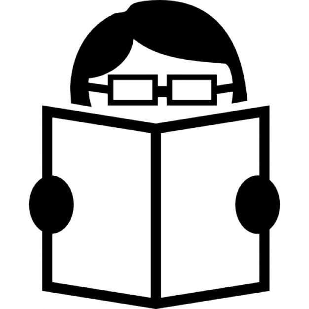 Reading And Children Icon On Black And White Vector Backgrounds 