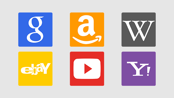 Yahoo icon social company logo search engine Vector Image