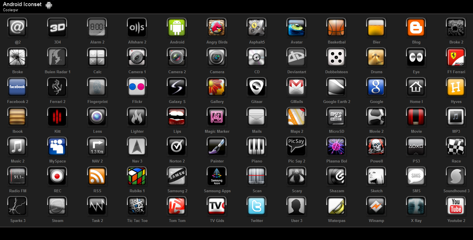 cool android icons