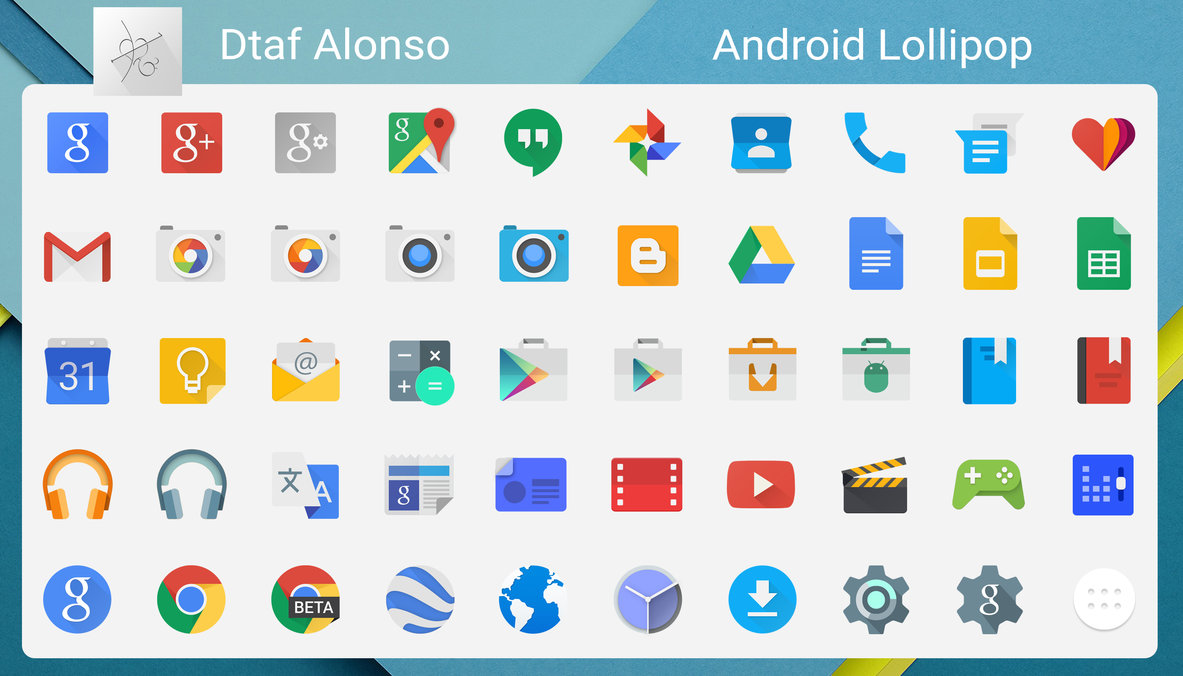 Flat-O Icon Pack - Android Apps 