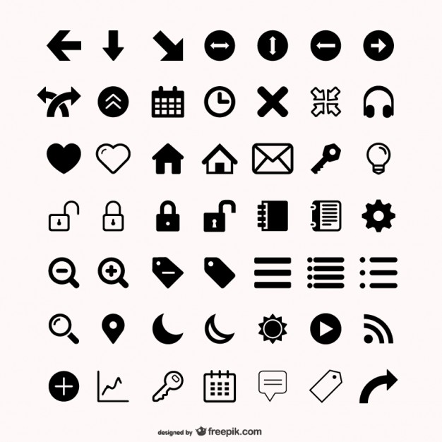 Vector Icon Set  100  Icons Free Download | Icons | Graphic 