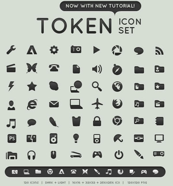 Top 50 Free Icon Sets for Web Designers 2018