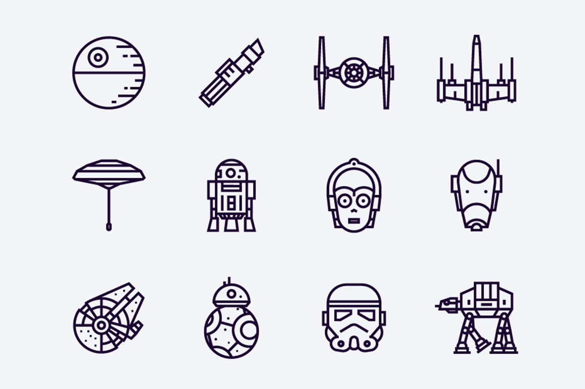 8  Free Space Icon Sets | Hipsthetic