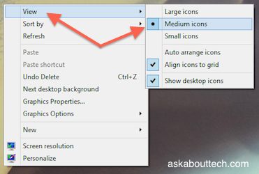 How to Change the Icon Size in Windows 10