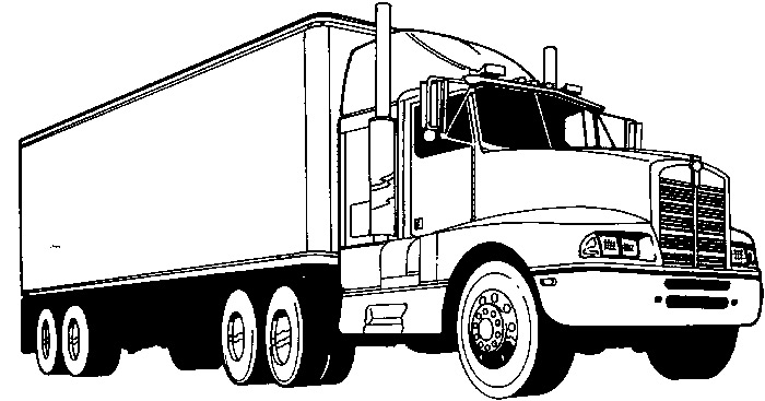 flatbed truck BW icon - /transportation/car/icons_BW 