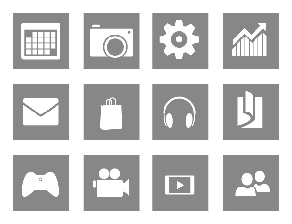 Reconstructed Windows 8 Start Screen Icons by fediaFedia 