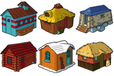 Shed,Illustration,House,Yurt,Playhouse,Shack,Chicken coop,Roof,Hut,Building,Art,Clip art