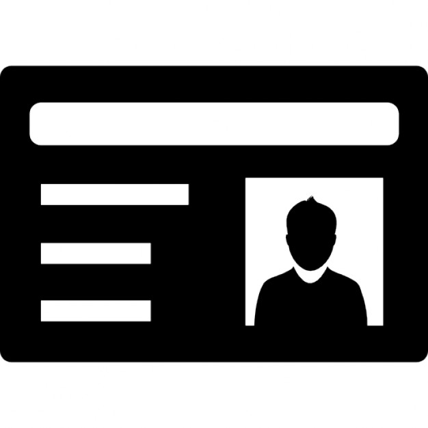Pass, Identity, Card, Id, Proof, Photo Icon - User Interface 