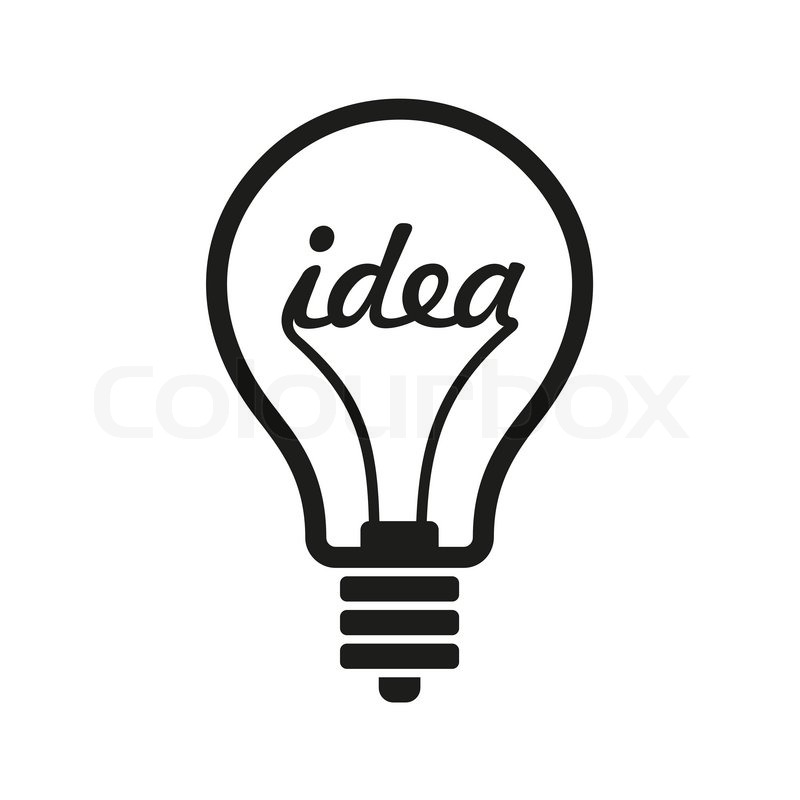 Idea y creatividad smbolo de una bombilla de luz | Ingredientes 