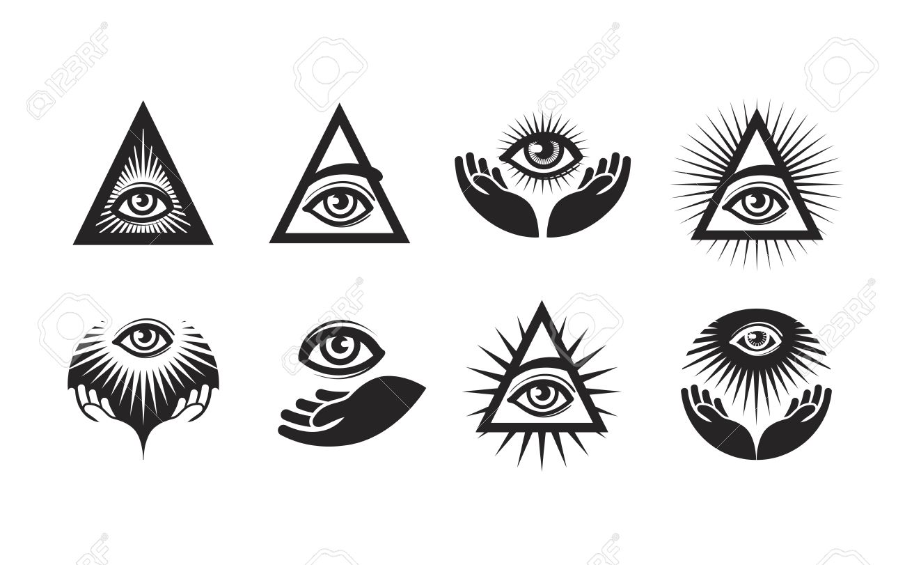 Illuminati Icon Vector Illustration Stock Vector 431945416 